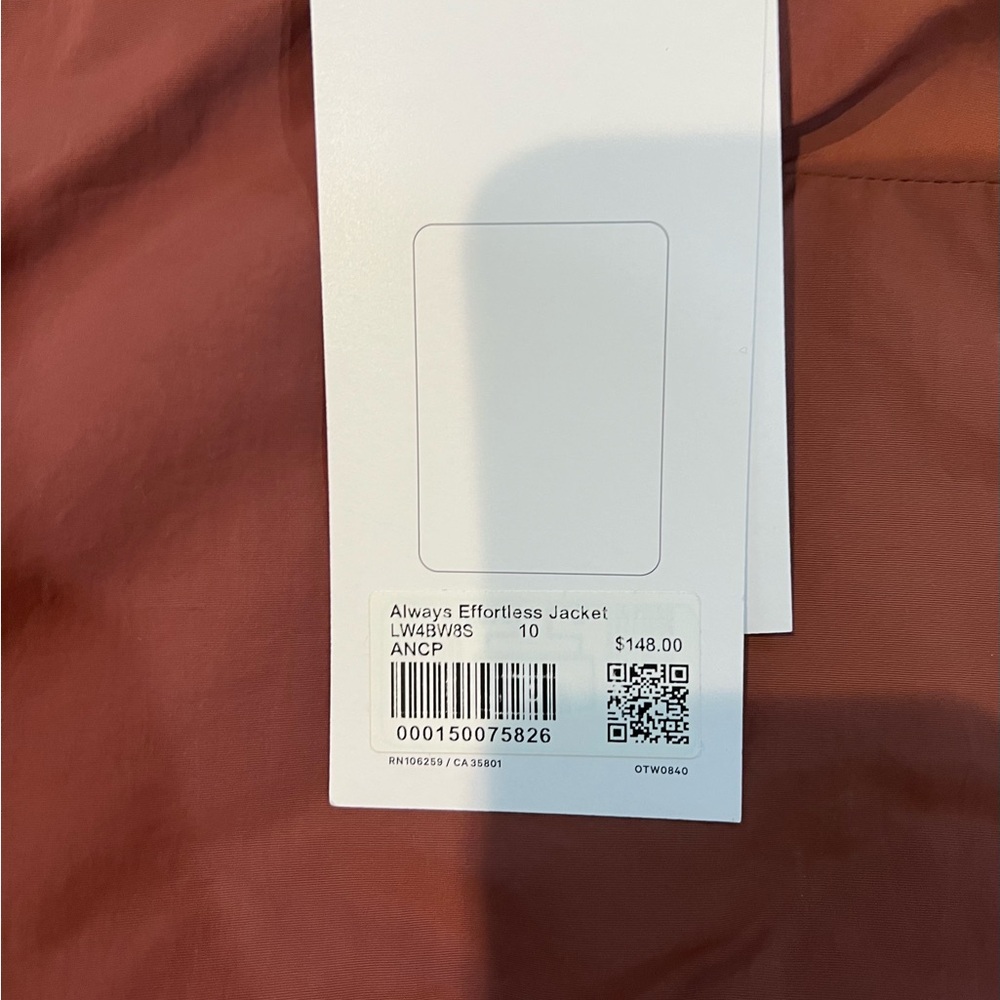 lululemon athletica Rust Jacket always effortless - Picture 4 of 5